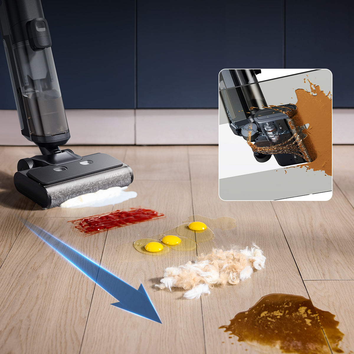 Proscenic F20A Lavapavimenti Senza Fili 3 in 1 | Offerte Inverno