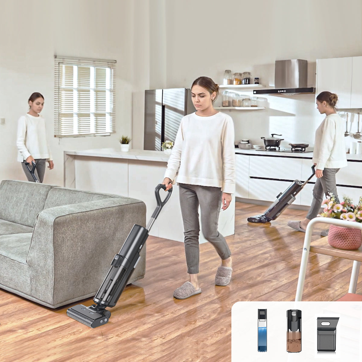 Proscenic F20A Lavapavimenti Senza Fili 3 in 1 | Offerte Inverno