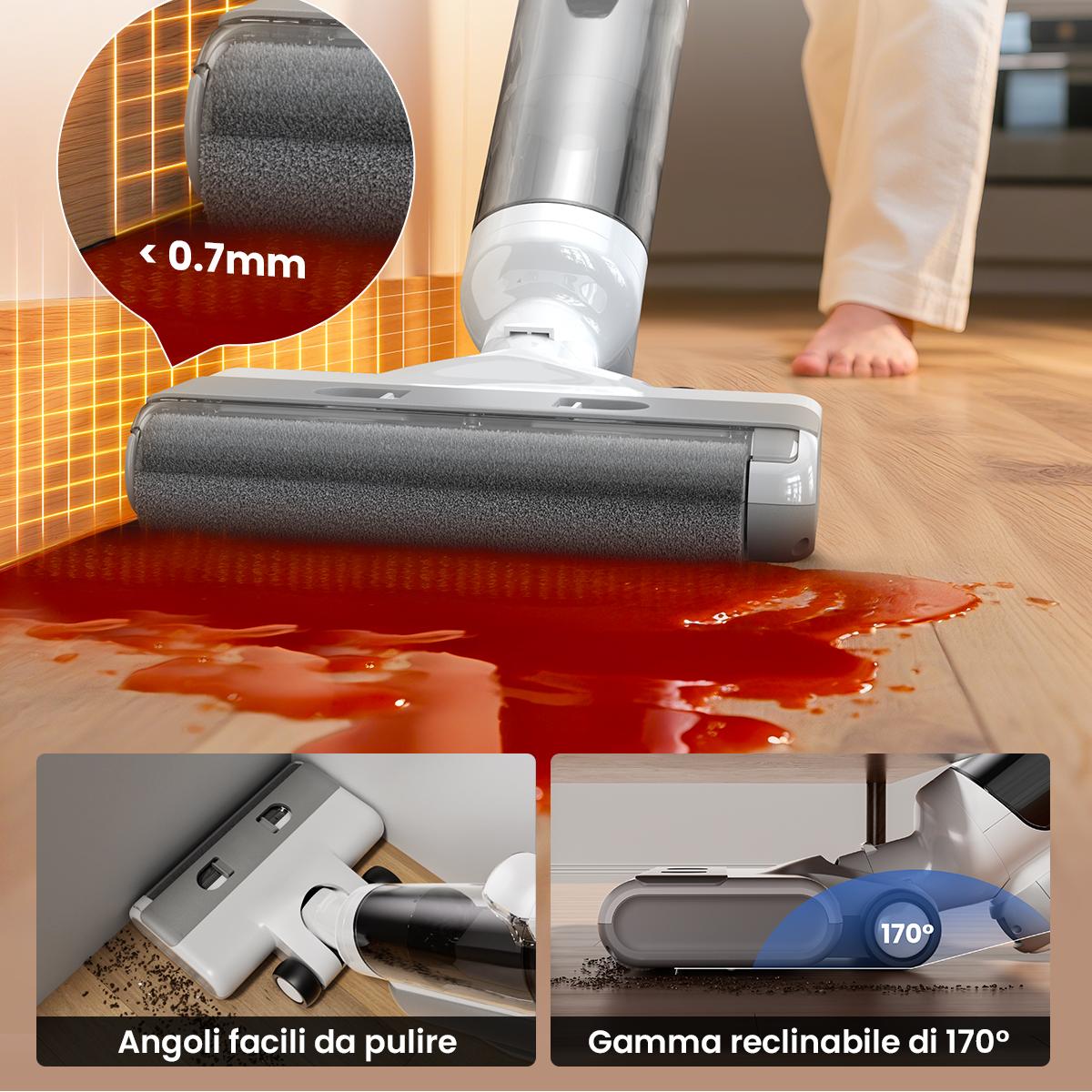 Proscenic F10 Ultra Aspirapolvere Lavapavimenti | 3-in-1 Senza Fili