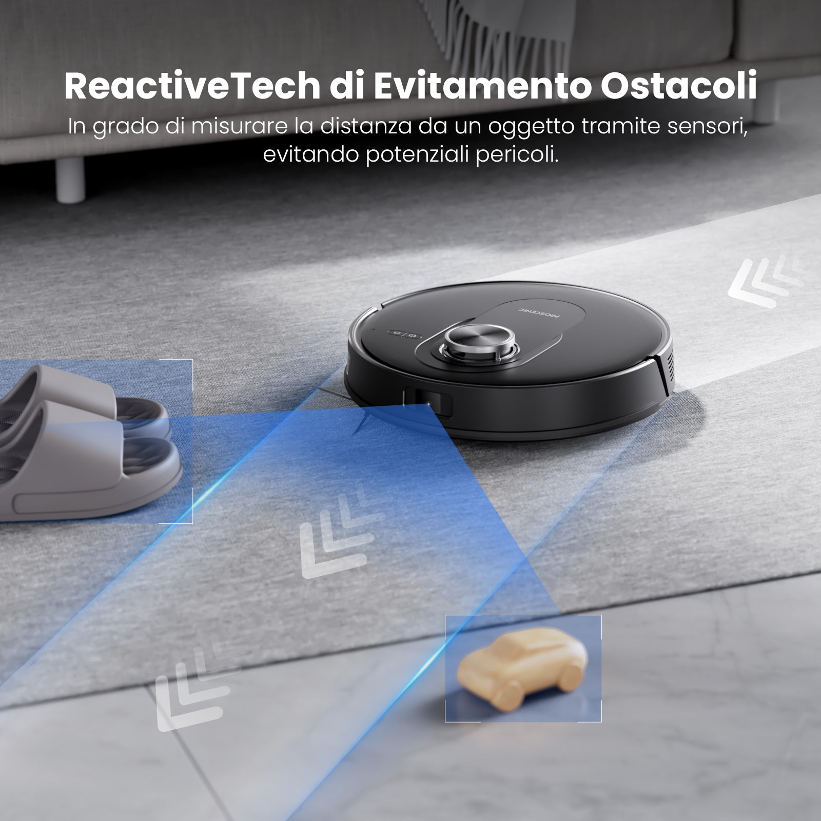 Proscenic Q8 Max+ Robot 2-in-1: Aspirazione 8000Pa e LiDAR