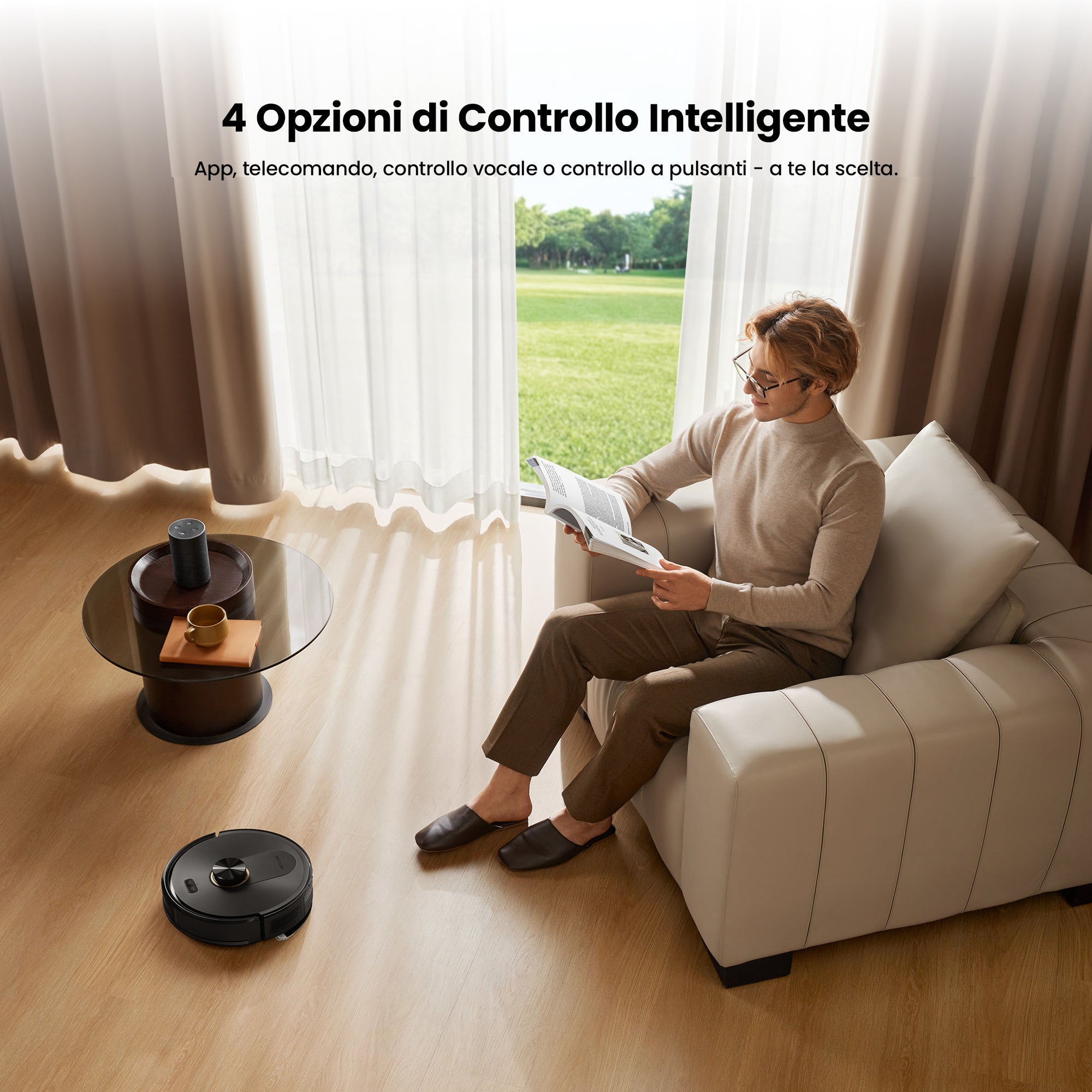 Proscenic Q20 Plus | Robot Aspiratore Senza Sacchetto da 4L