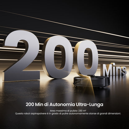 Proscenic Q20 Plus | Robot Aspiratore Senza Sacchetto da 4L