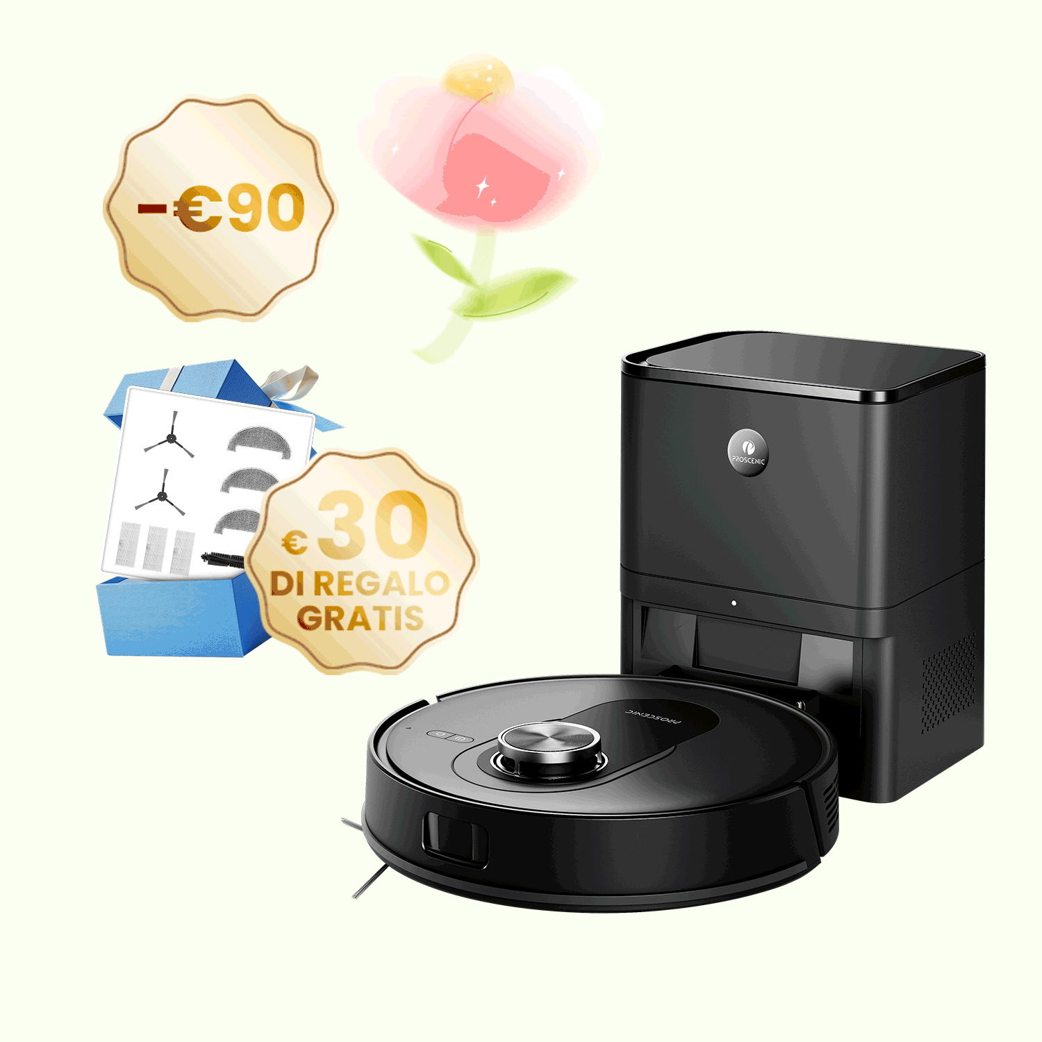 Proscenic Q8 Max+ (Kit di accessori in omaggio)