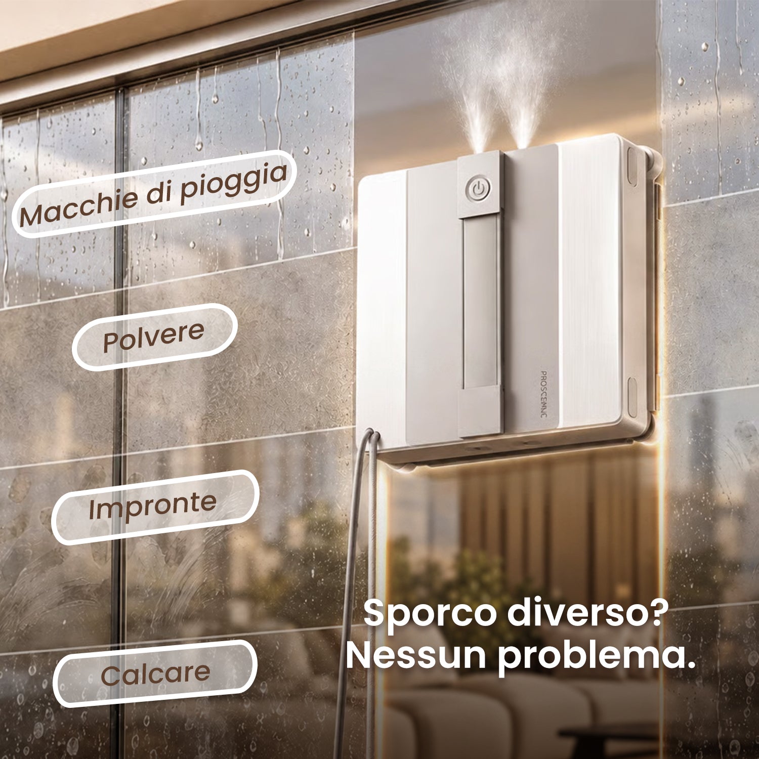 Proscenic W10 Pro Robot Lavavetri