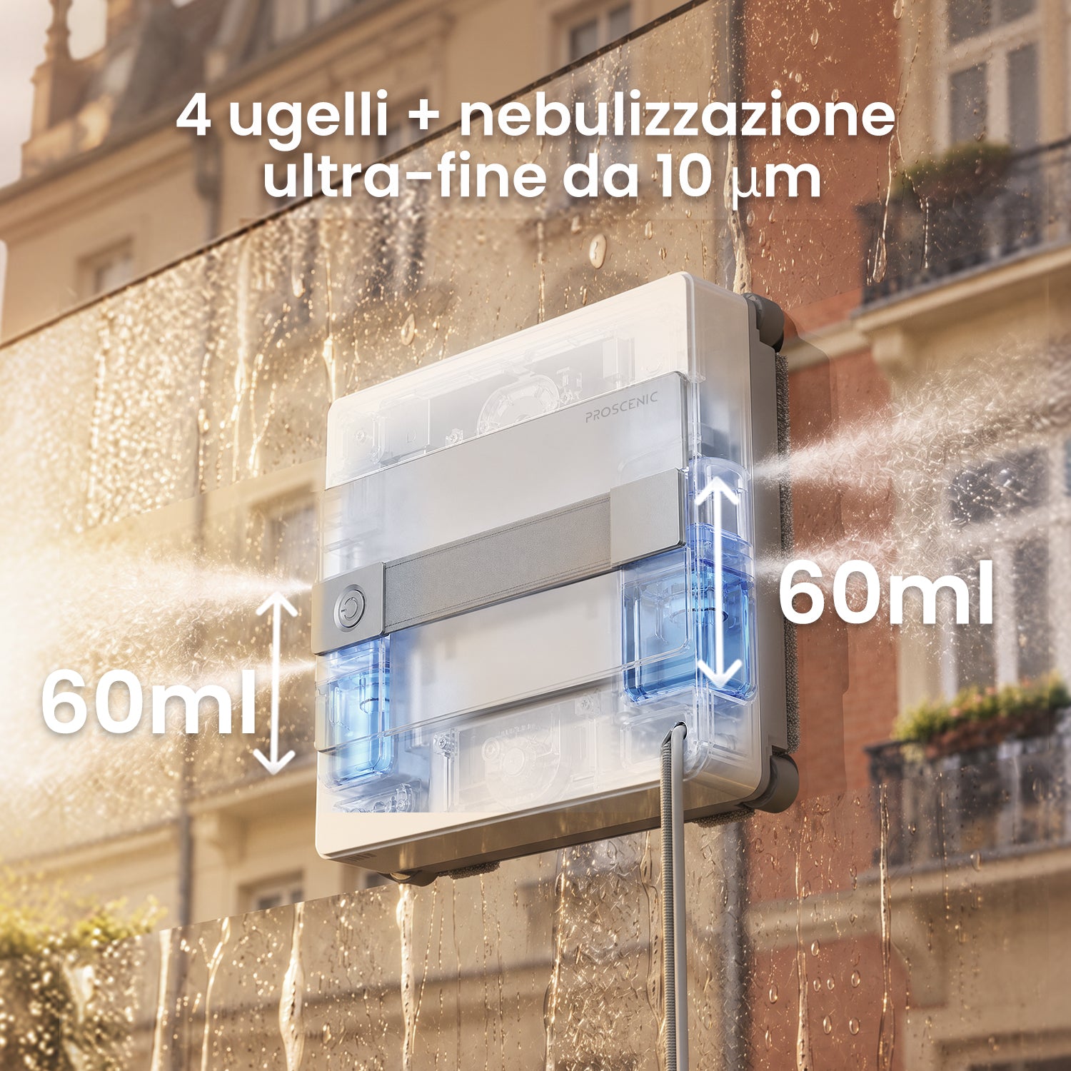Proscenic W10 Pro Robot Lavavetri